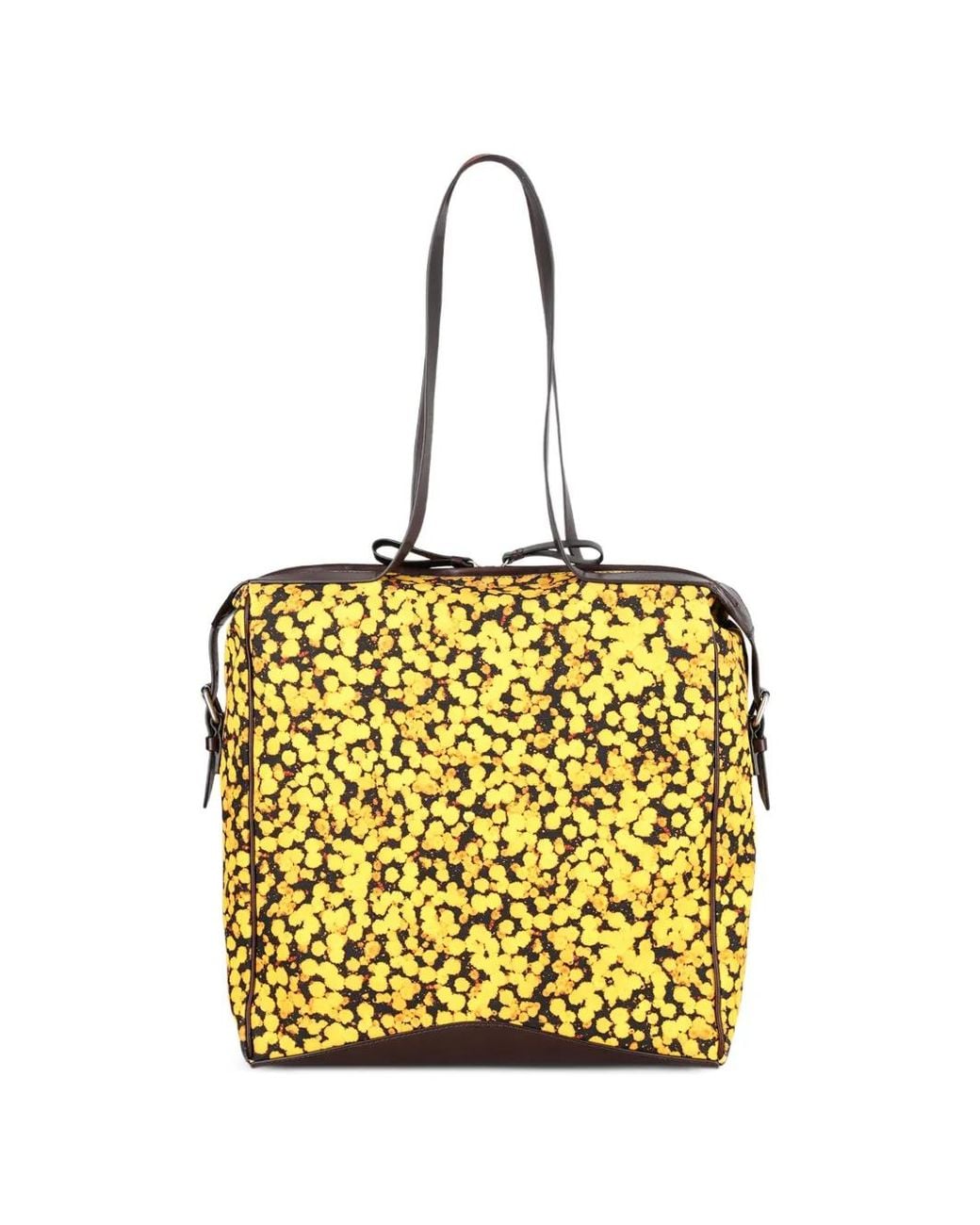 Dries Van Noten Metallic Sac Cabas Imprimé En Toile for men