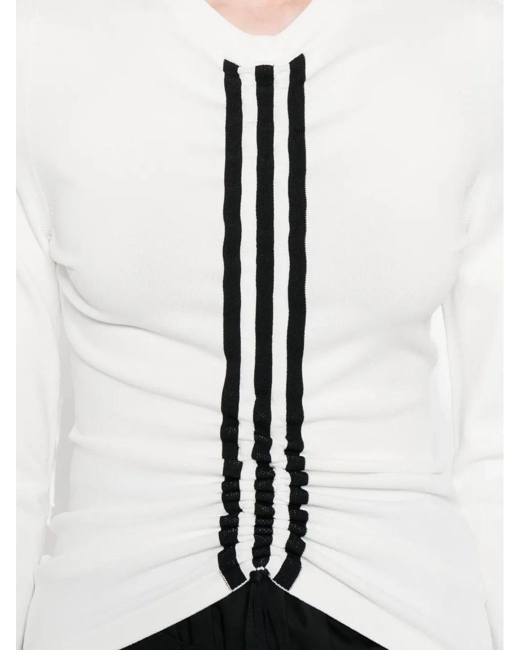 Y-3 White Fitted Cinch Ls
