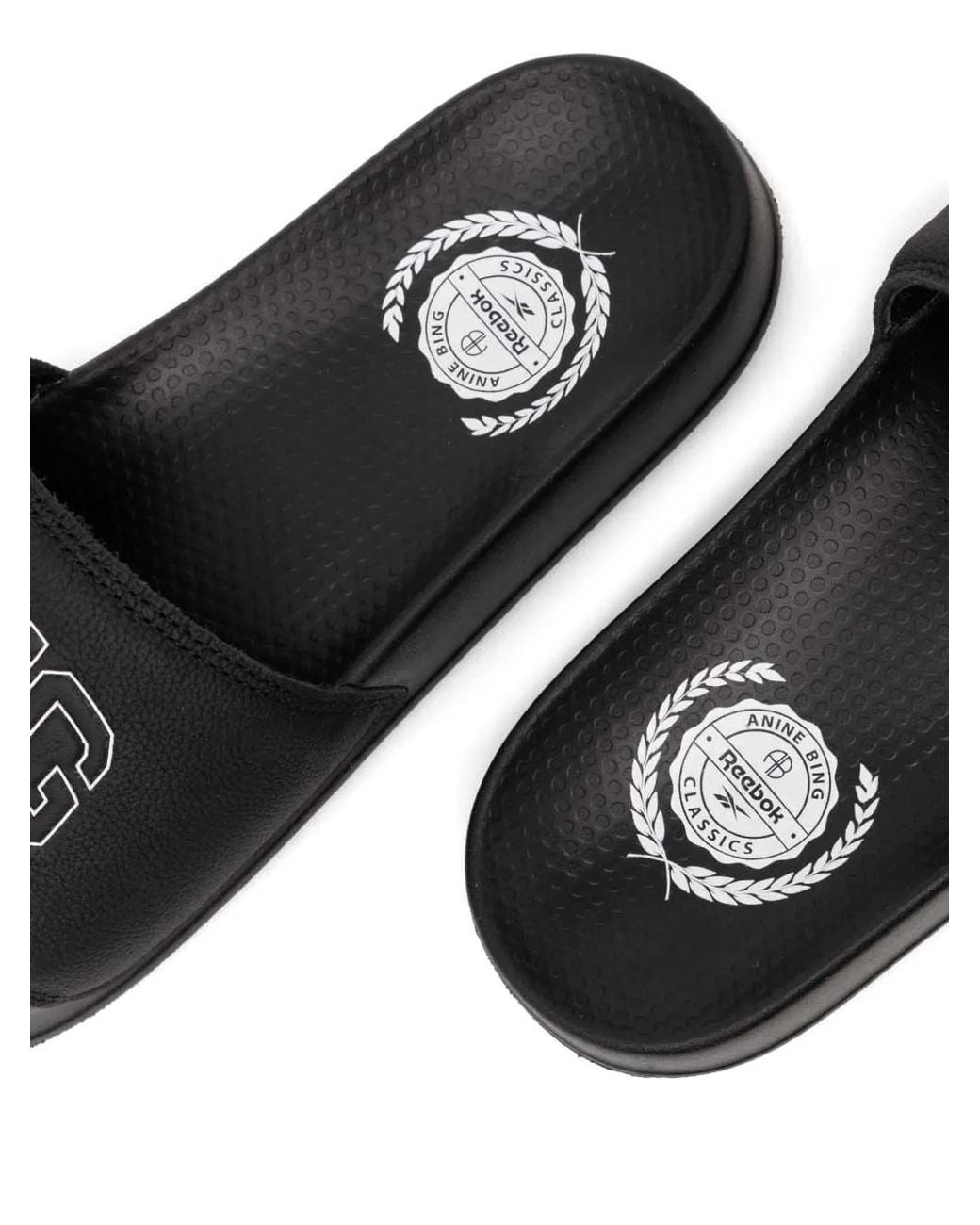 Reebok Black X Anine Bing Slides