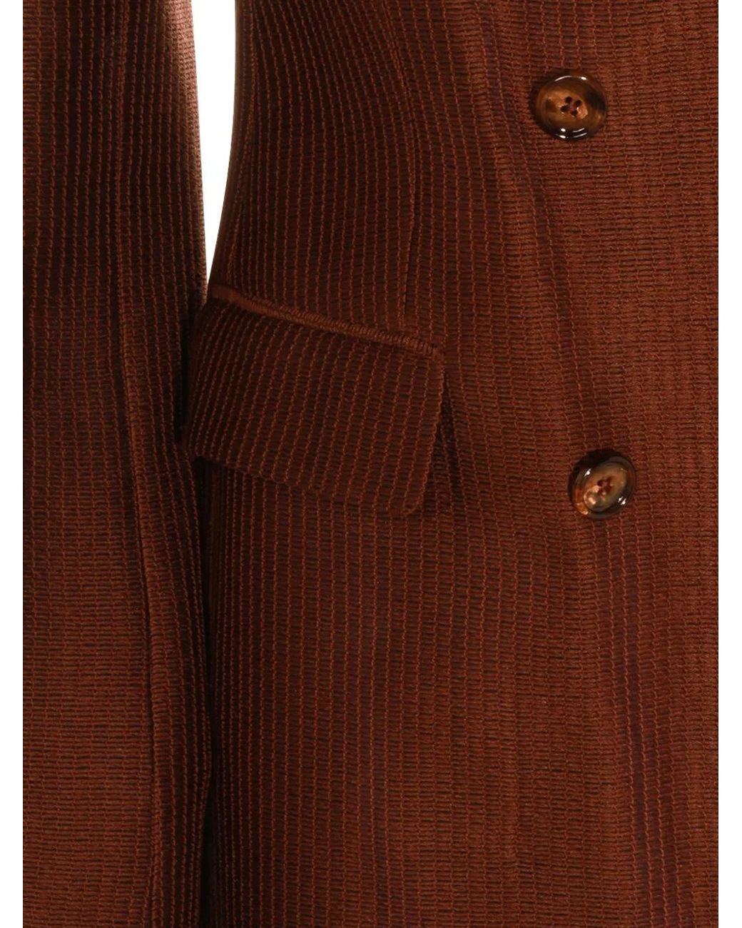 Tagliatore Brown Parigi Buttoned Blazer