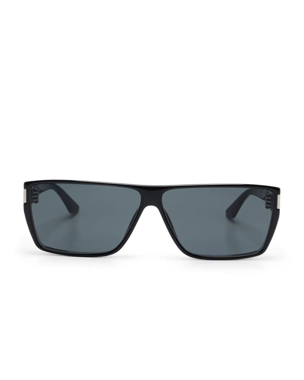 Saint Laurent Gray Rectangle-Frame Sunglasses