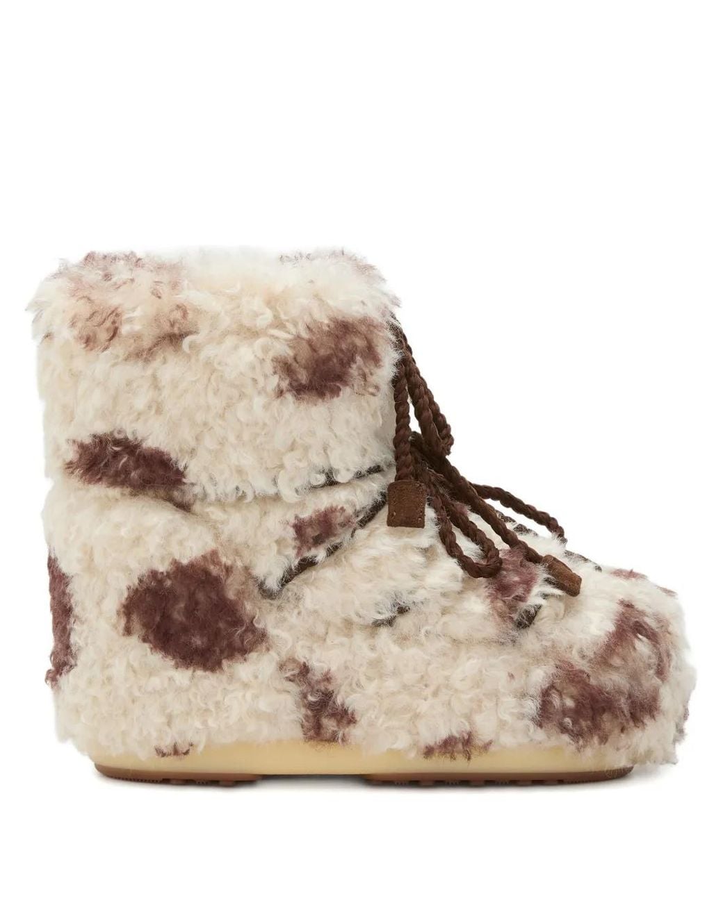 Moon Boot Natural Mb Icon Low Curly