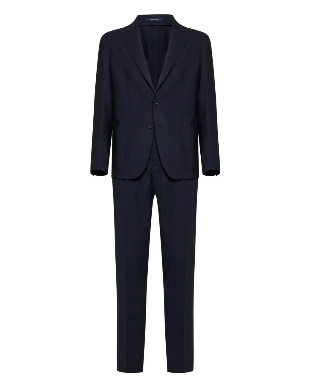 Traje Con Cordones Y Solapas De Pico Tagliatore de hombre de color Blue