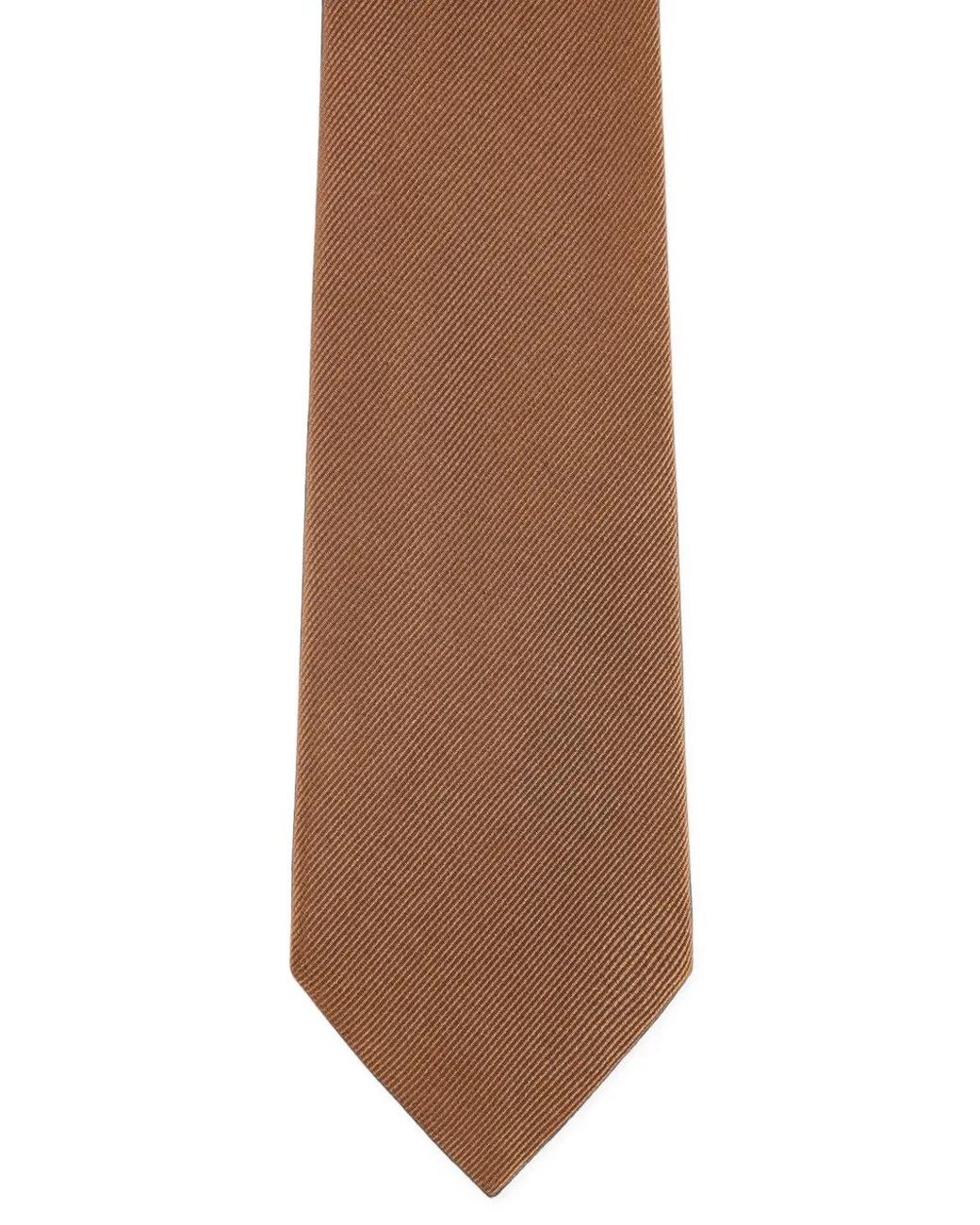 Fursac White Silk Tie for men