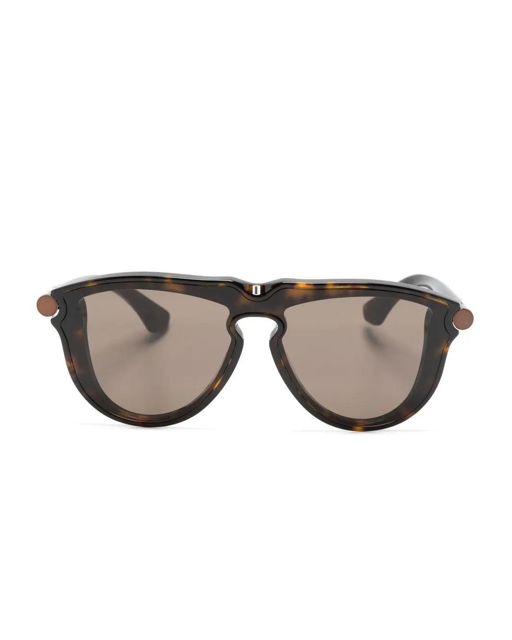Burberry Multicolor Tubular Geometric-Frame Sunglasses for men