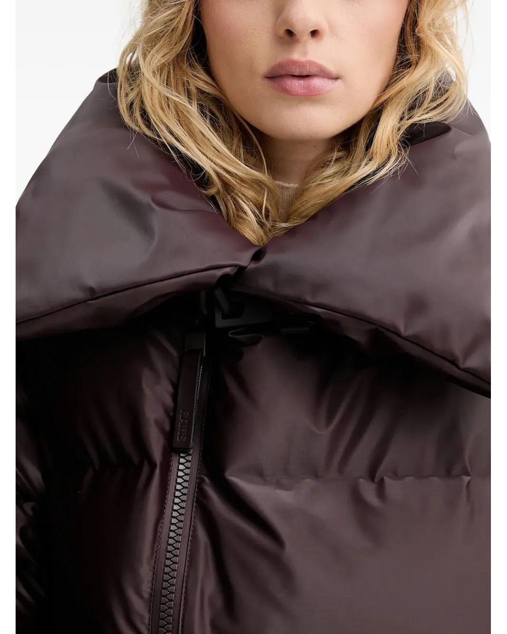 Rains Black Alta Vision Puffer Jacket