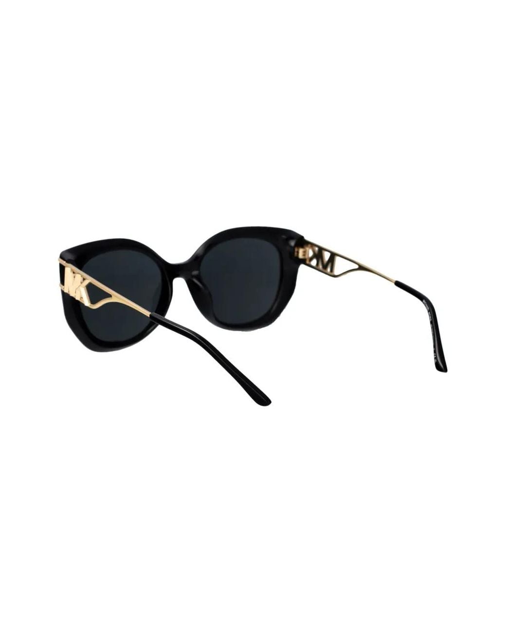 Michael Kors Black Round-Frame Sunglasses