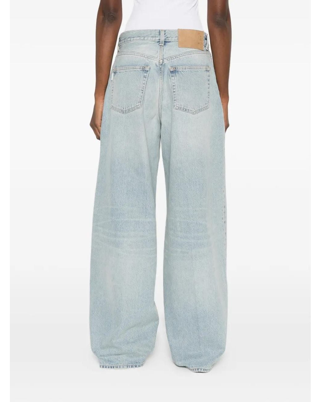Haikure Blue Cotton Jeans