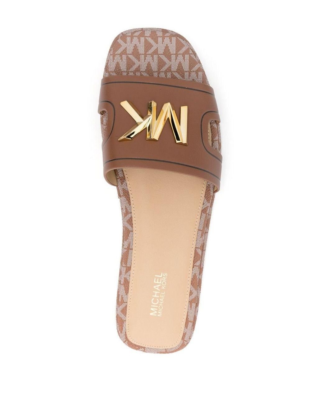 Michael michael kors kippy embellished leather slide sandal new arrivals