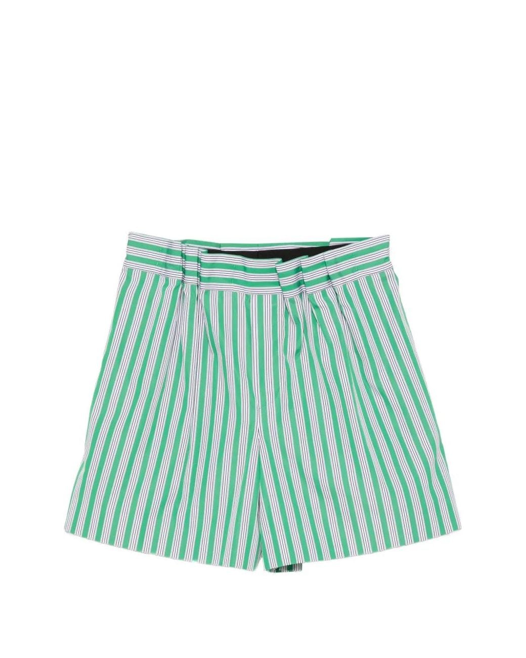 Loewe Gestreepte Shorts in het Green