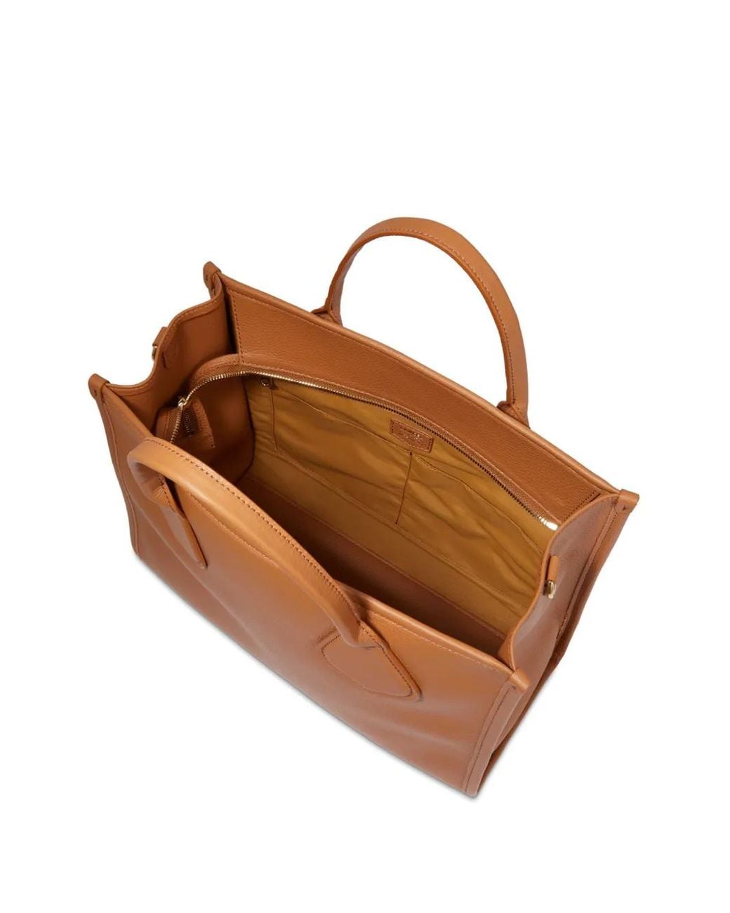 Lancel Brown Medium Jour De Leather Tote Bag