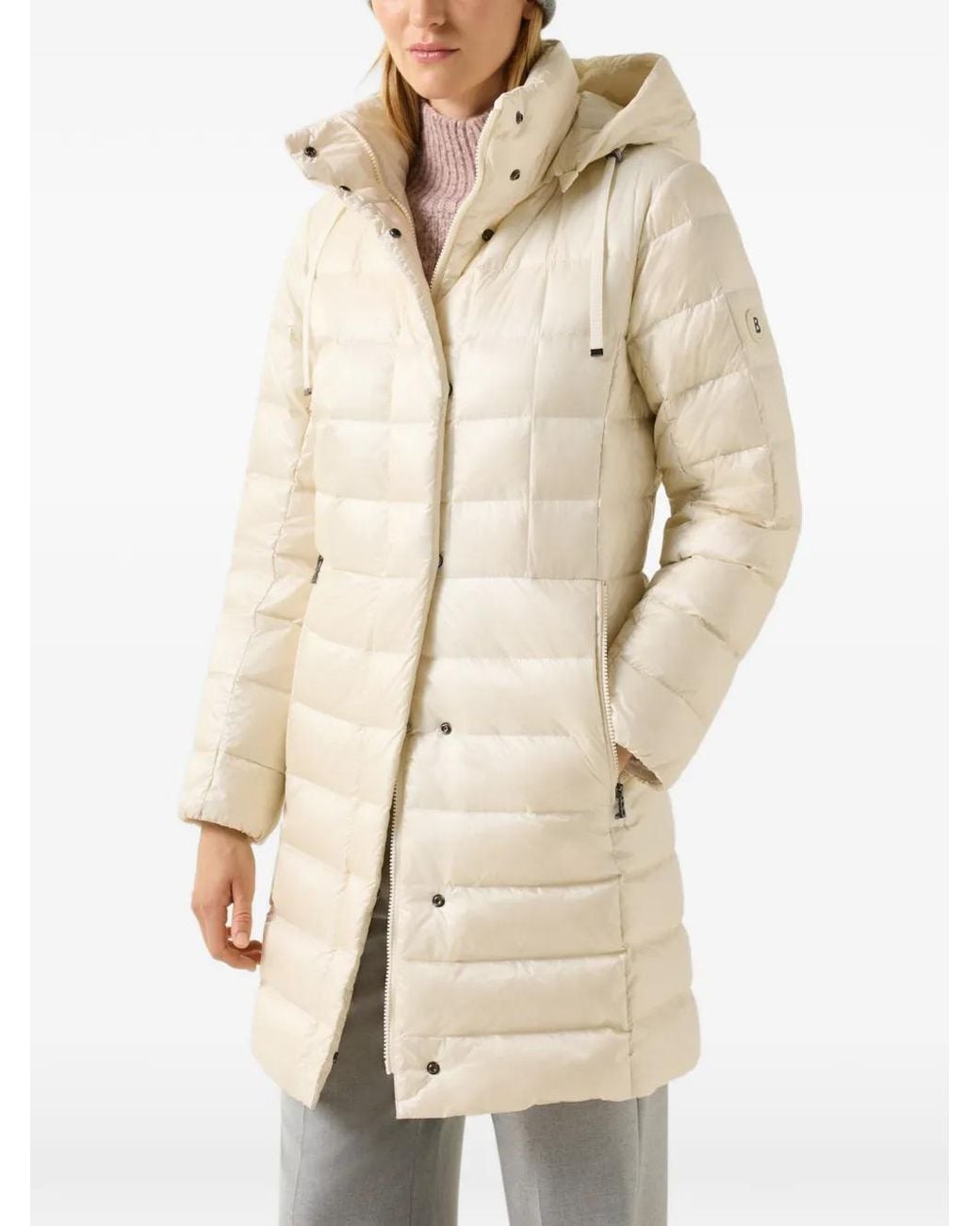 Bogner Natural Meryl Quilted Coat