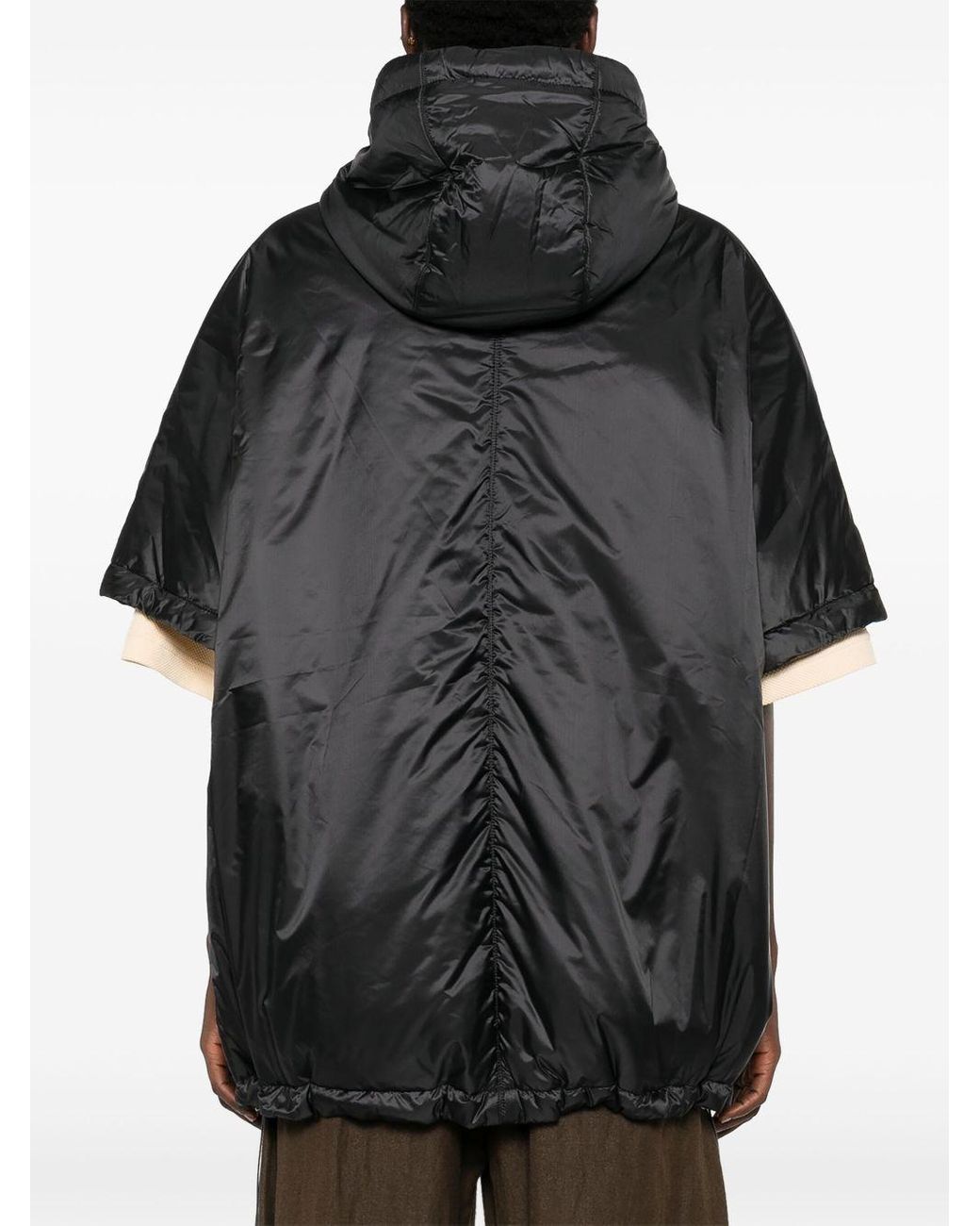 【関税&送料込】Max Mara The Cube Greenci Padded Jacket In N The Cube Greenci padded cape in black - Max Mara | Mytheresa