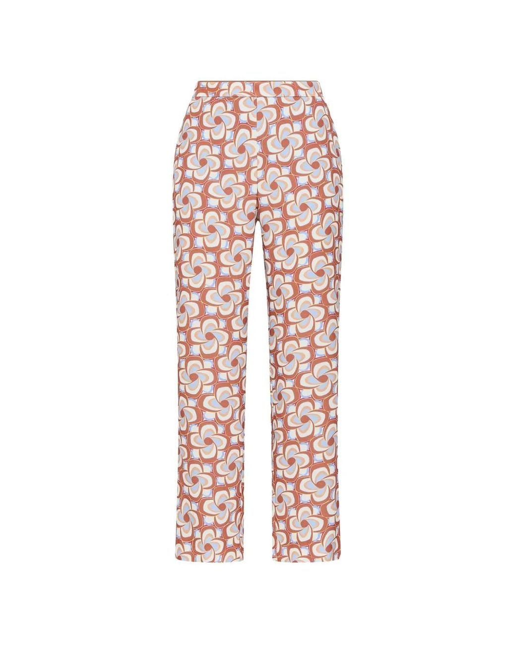 Maliparmi Pink Moulinè Print Trousers
