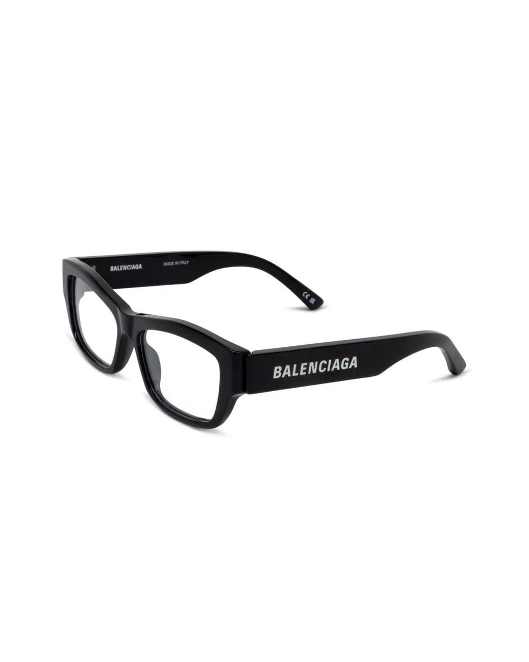 Occhiali Squadrati di Balenciaga in Black da Uomo