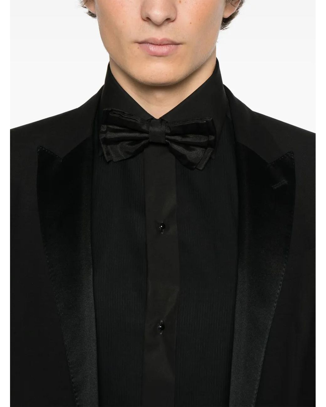 Camisa De Algodón Canali de hombre de color Black