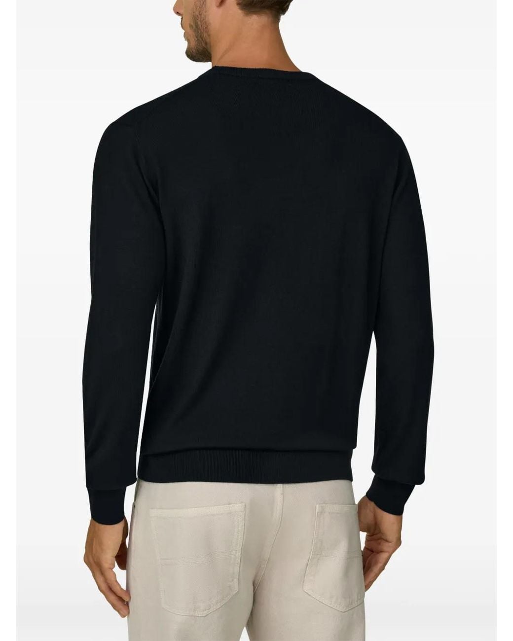 Boggi Black Crew Neck for men