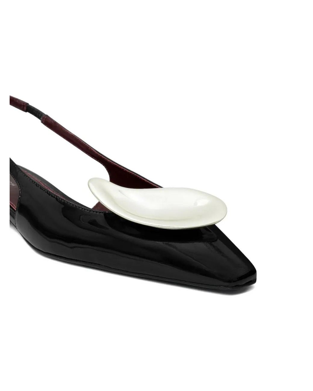 Tory Burch Black Patos Slingback Pumps