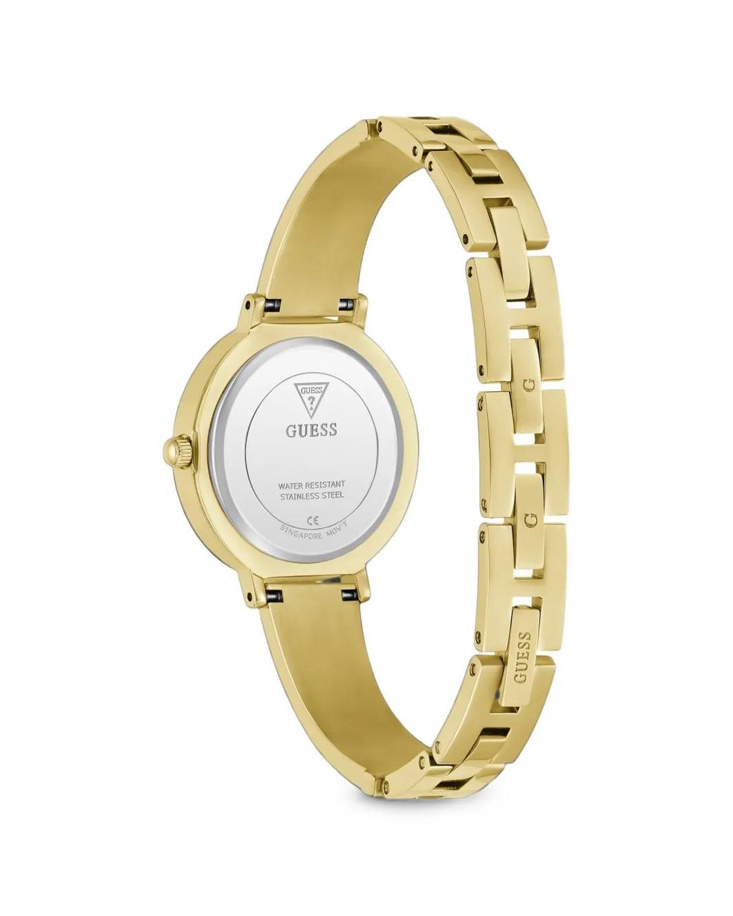 Guess Metallic Tone Analog Watch