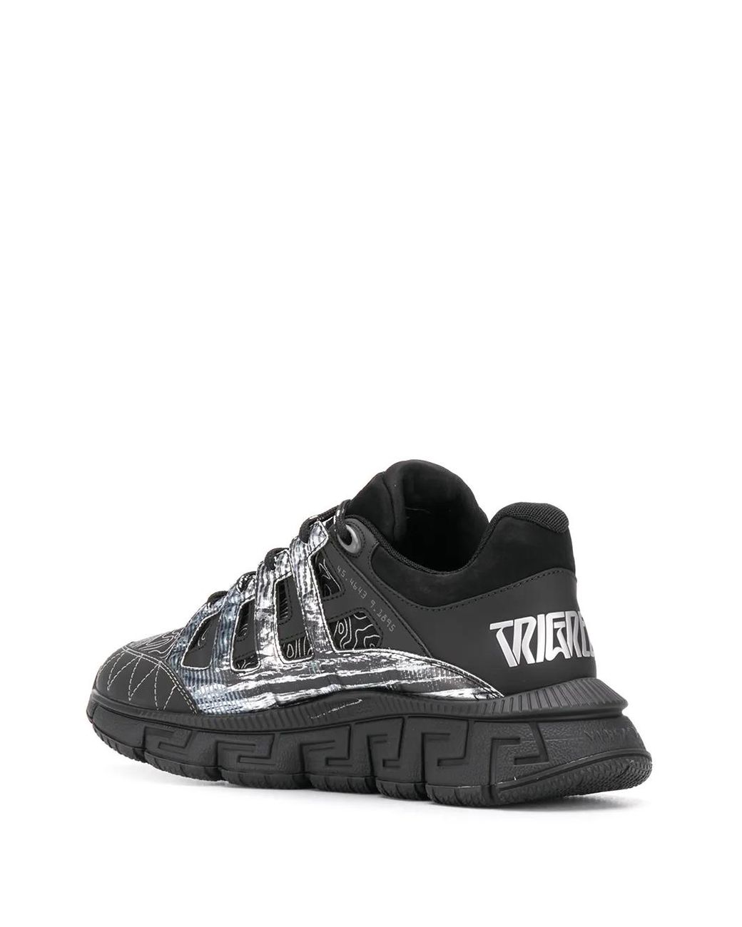 Versace Black Trigreca Sneakers for men