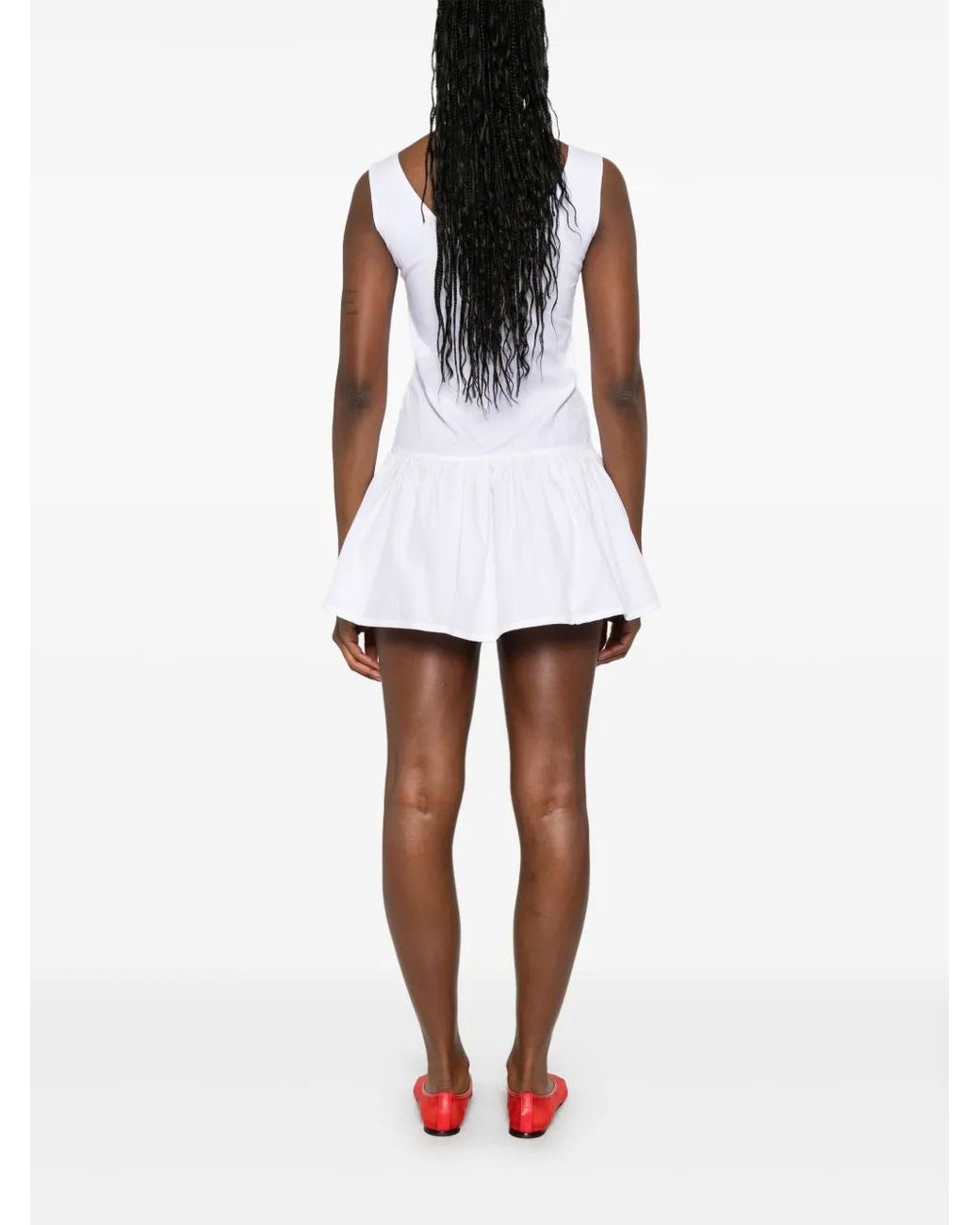 gimaguas ♥ GARACHICO MINI DRESS /追跡付 GIMAGUAS Garachico Mini Dress White Blue - Laneway Boutique