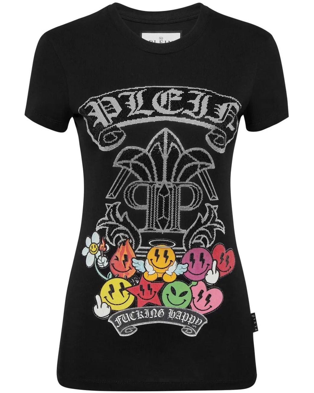 Philipp Plein Black Sexy Pure T-Shirt