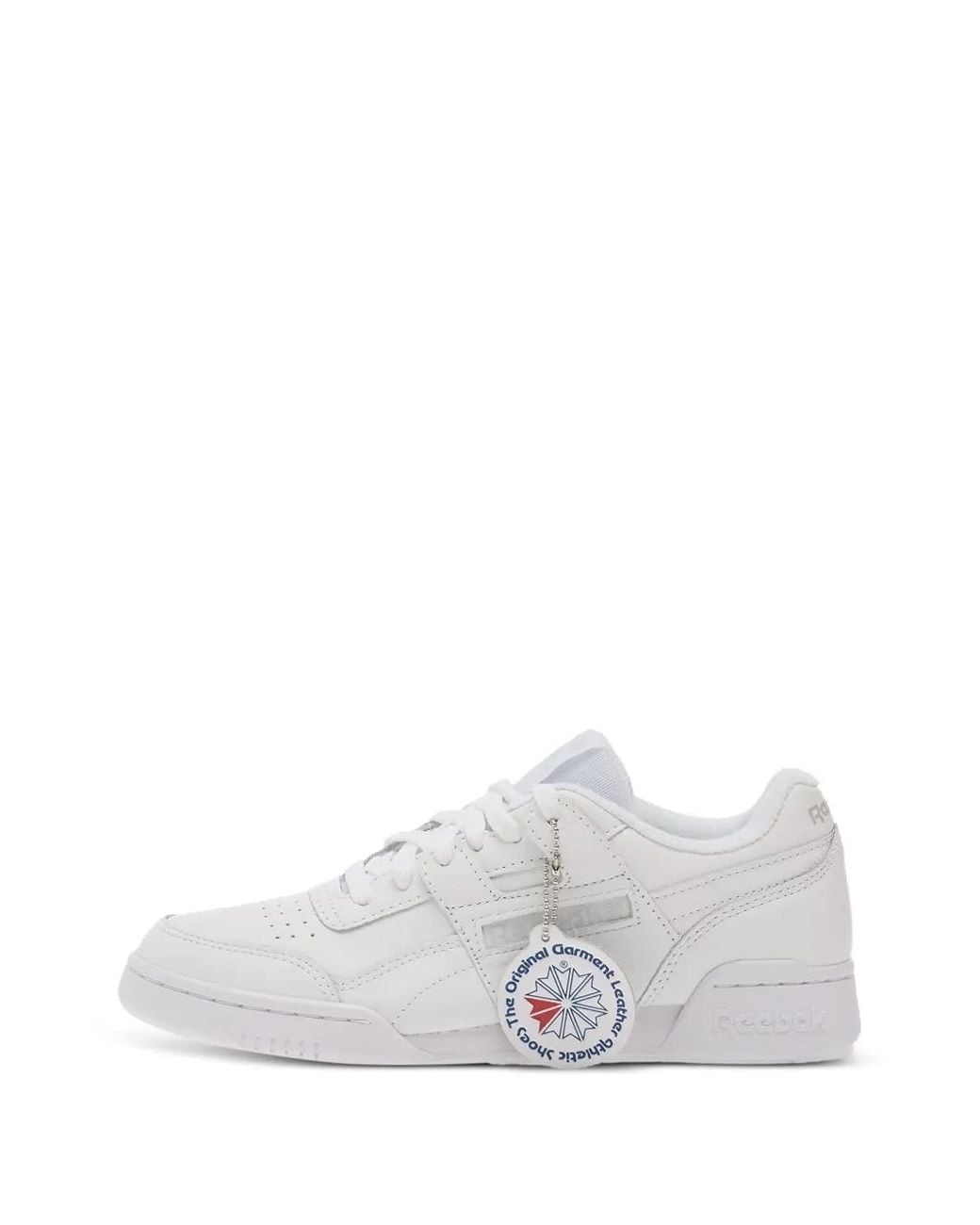 Reebok White Workout Plus Sneakers