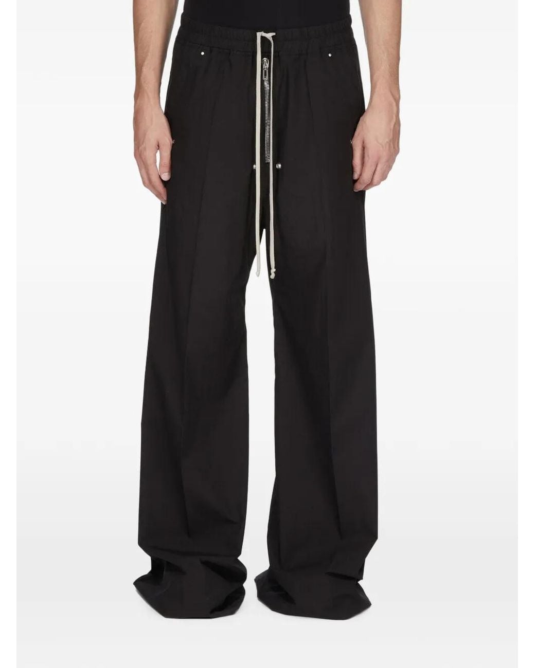 Rick Owens Black Temple Geth Belas Pants for men