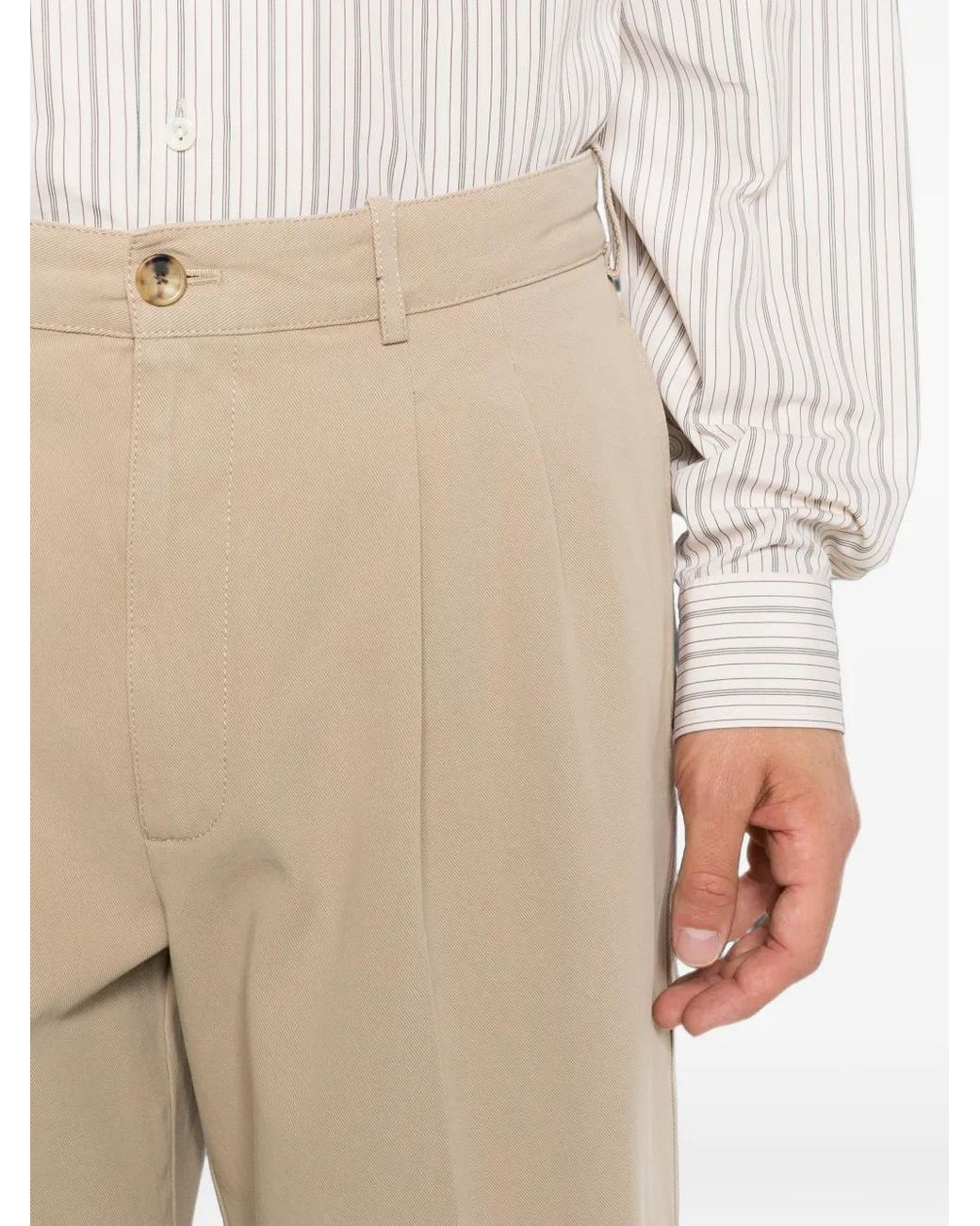 The Row White Tomasino Trousers for men