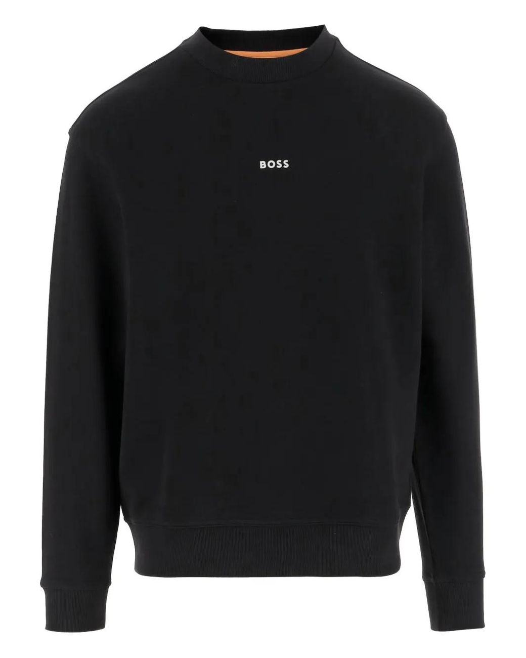 Boss Black Wesmallcrew Cotton Sweatshirt for men