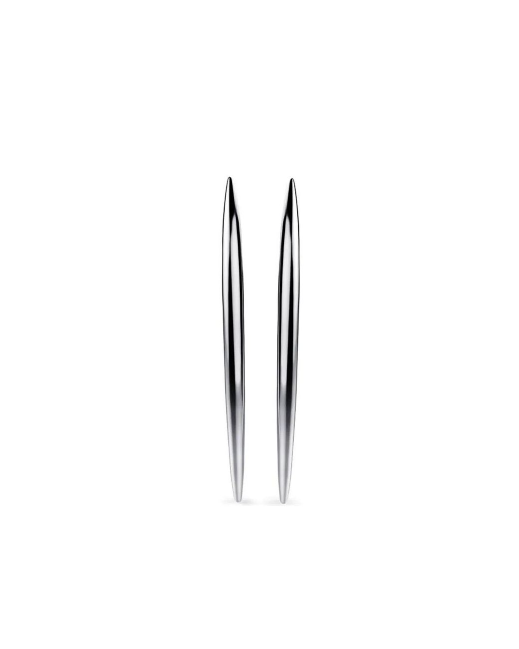 Shaun Leane White Sterling Tusk Earrings