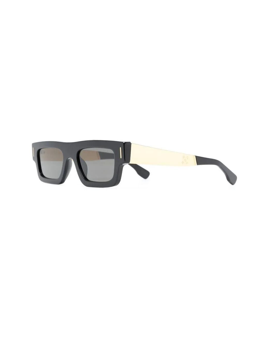 Retrosuperfuture Black Tinted-Lens Square-Frame Sunglasses
