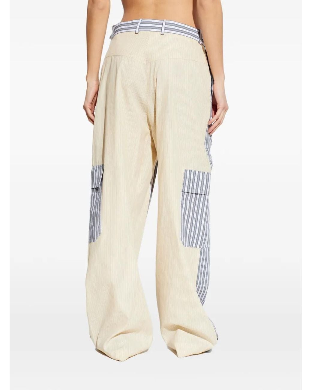Stella McCartney Blue Striped Trousers