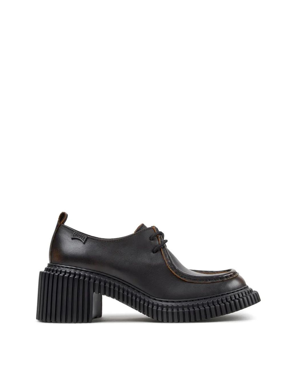 Camper Black Pix London Derby Shoes