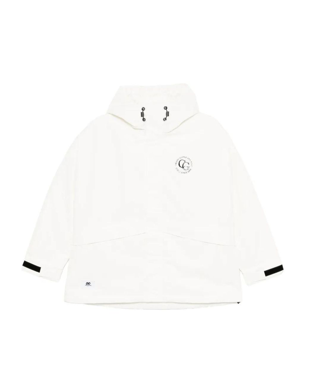 Chocoolate White Logo-Printed Jacket