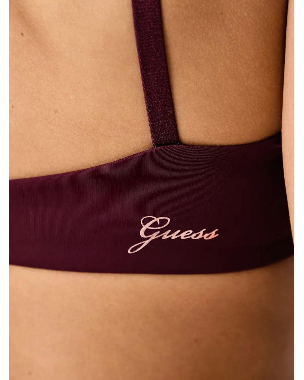 Guess Black Floral-Lace Underwired Bra