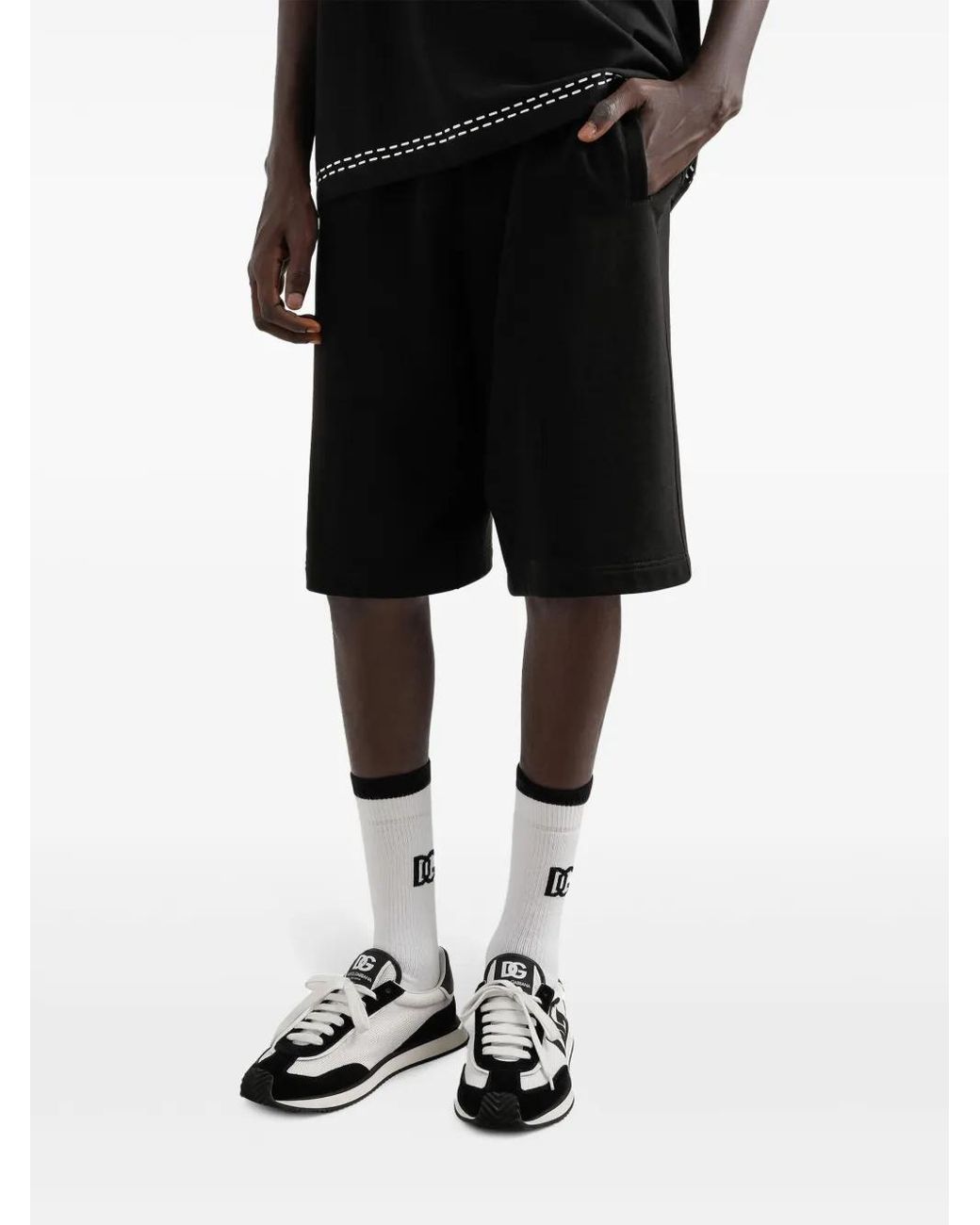 Dolce & Gabbana Black Luxurious Mini Shorts For for men