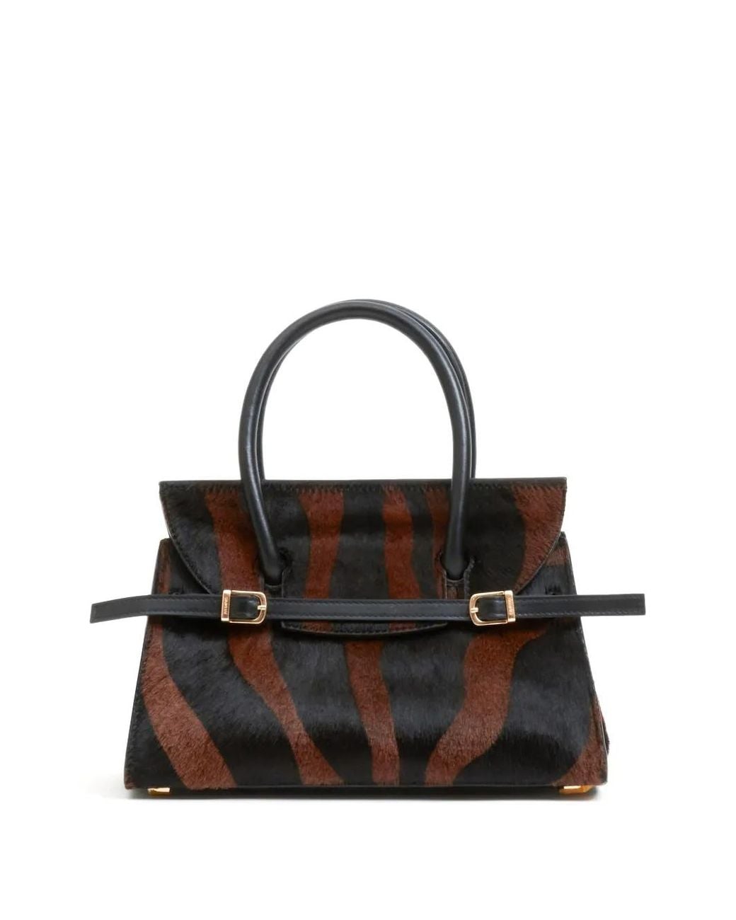 Jonathan Simkhai Black River Zebra-Print Tote Bag