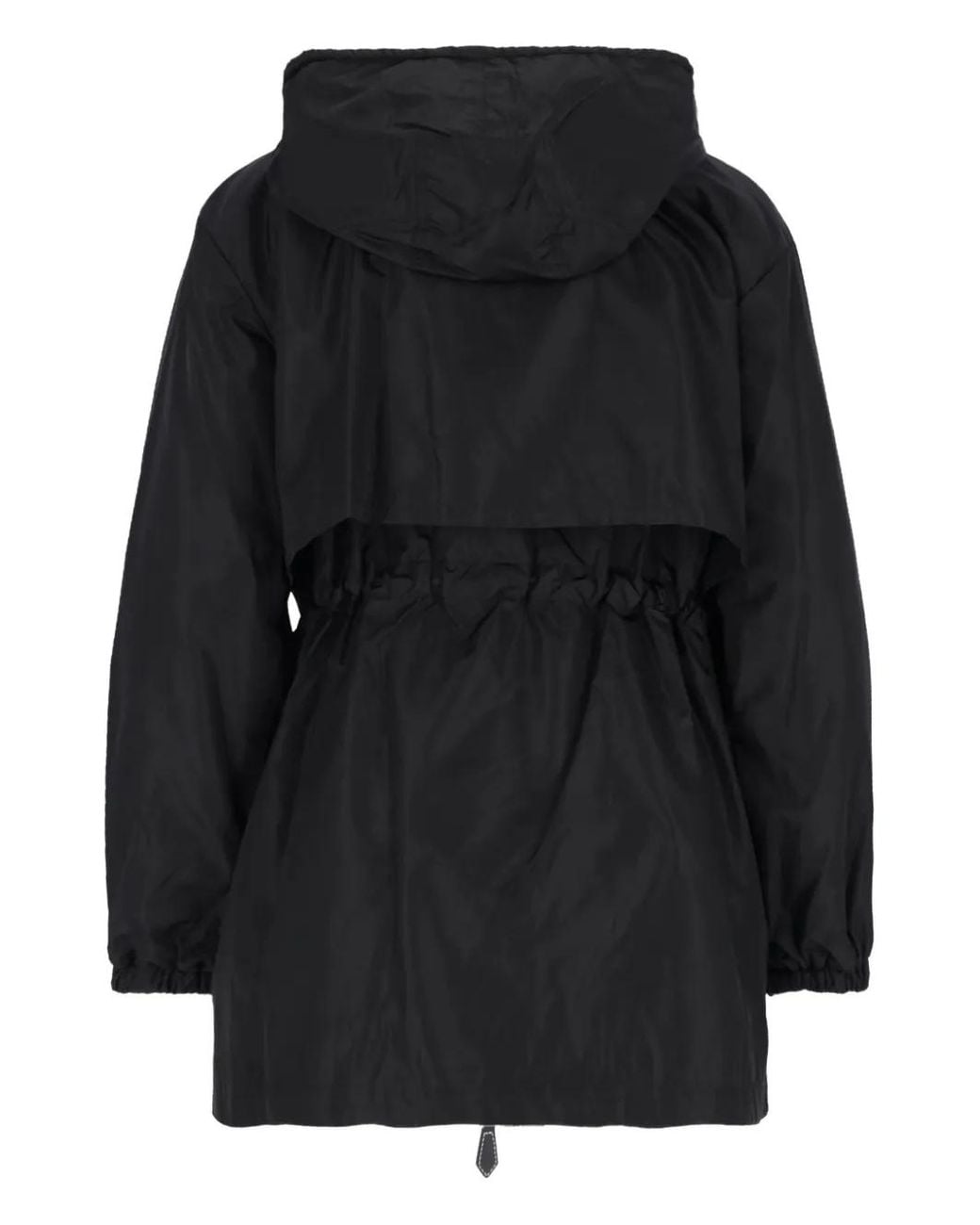 Burberry Black Nylon Hooded Jacket