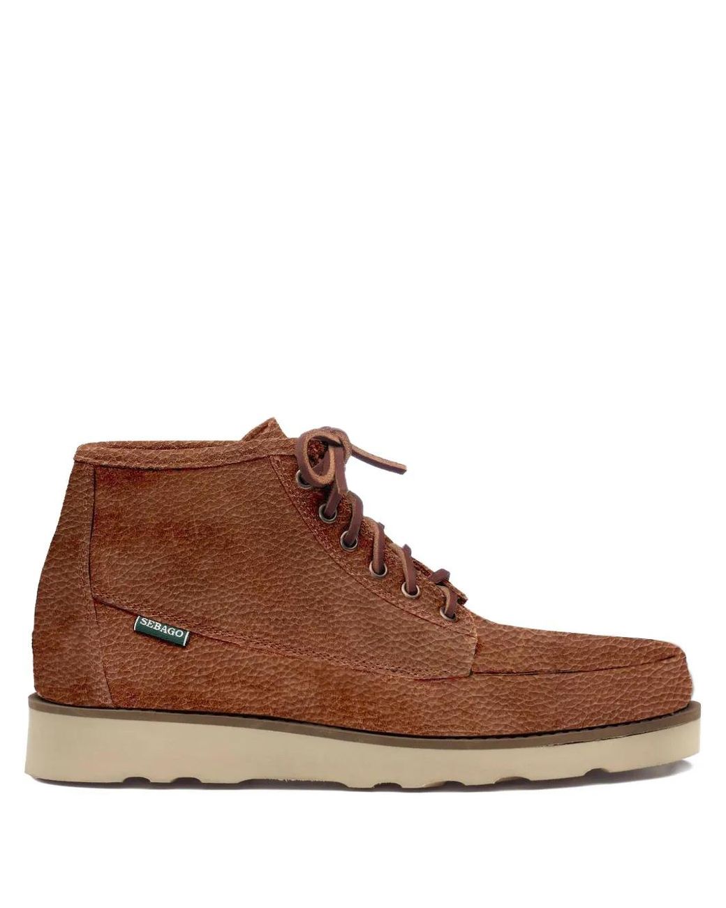 Stivali Tumb Con Punta Moc di Sebago in Brown da Uomo