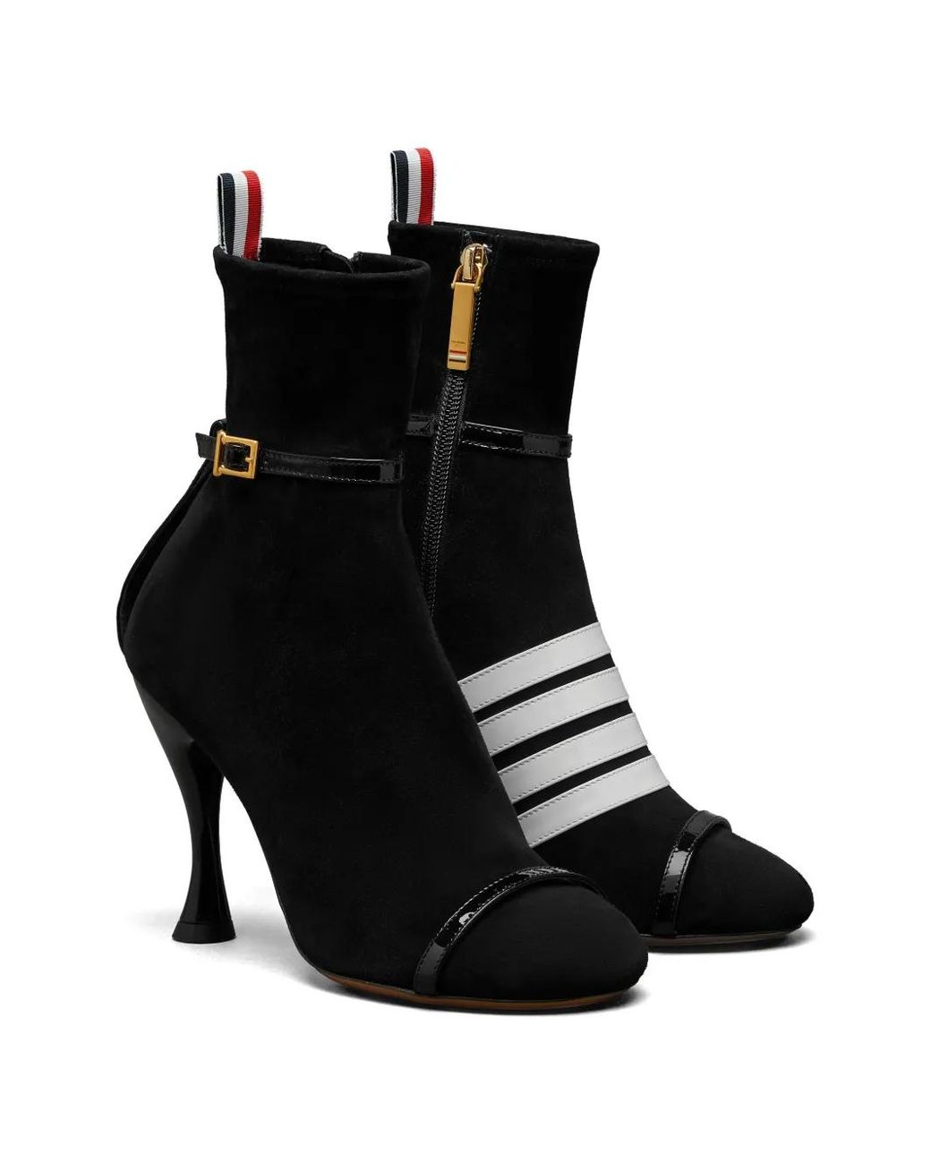Thom Browne 4-Bar Ankle Boots in Black | Lyst