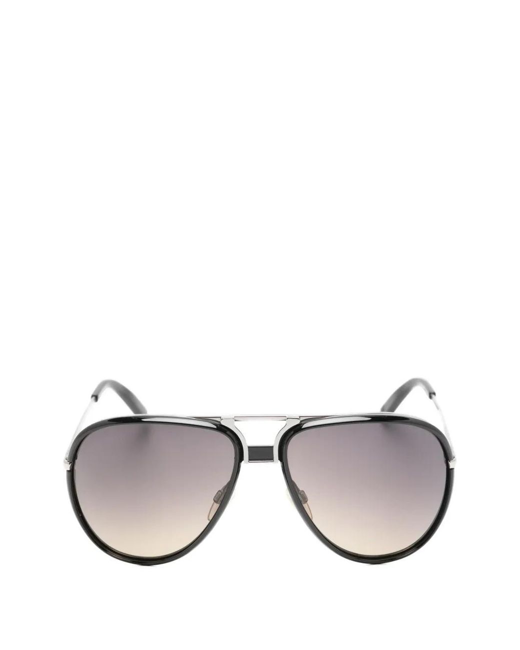 Tommy Hilfiger Gray Pilot-Frame Sunglasses for men