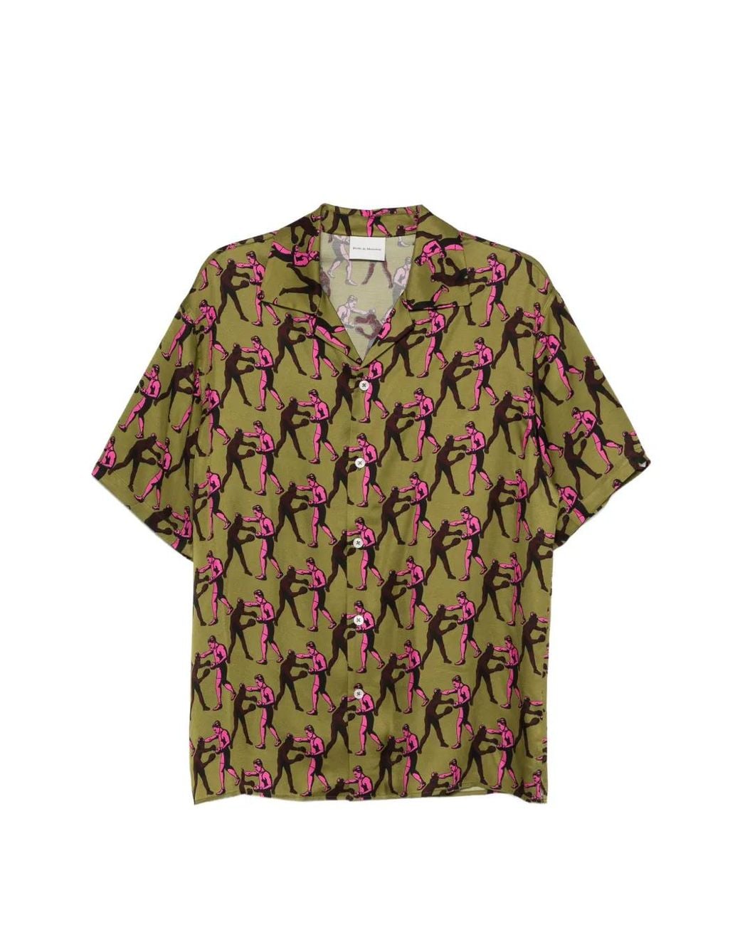 Drole de Monsieur Multicolor Notcha Boxers Short Sleeve Shirt for men