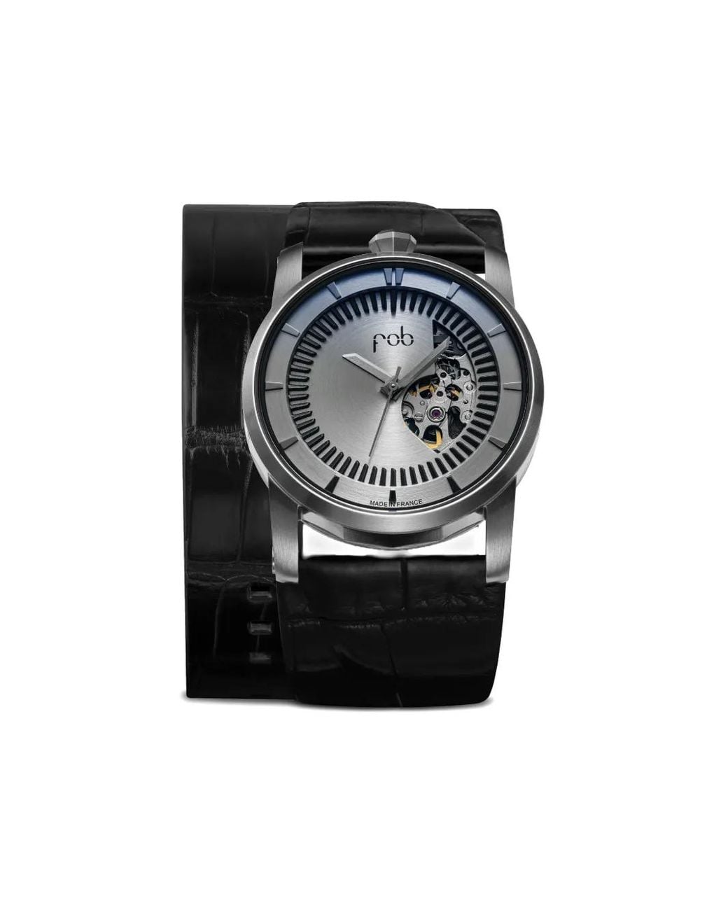 Fob Paris Black Oblivion Double 42Mm for men