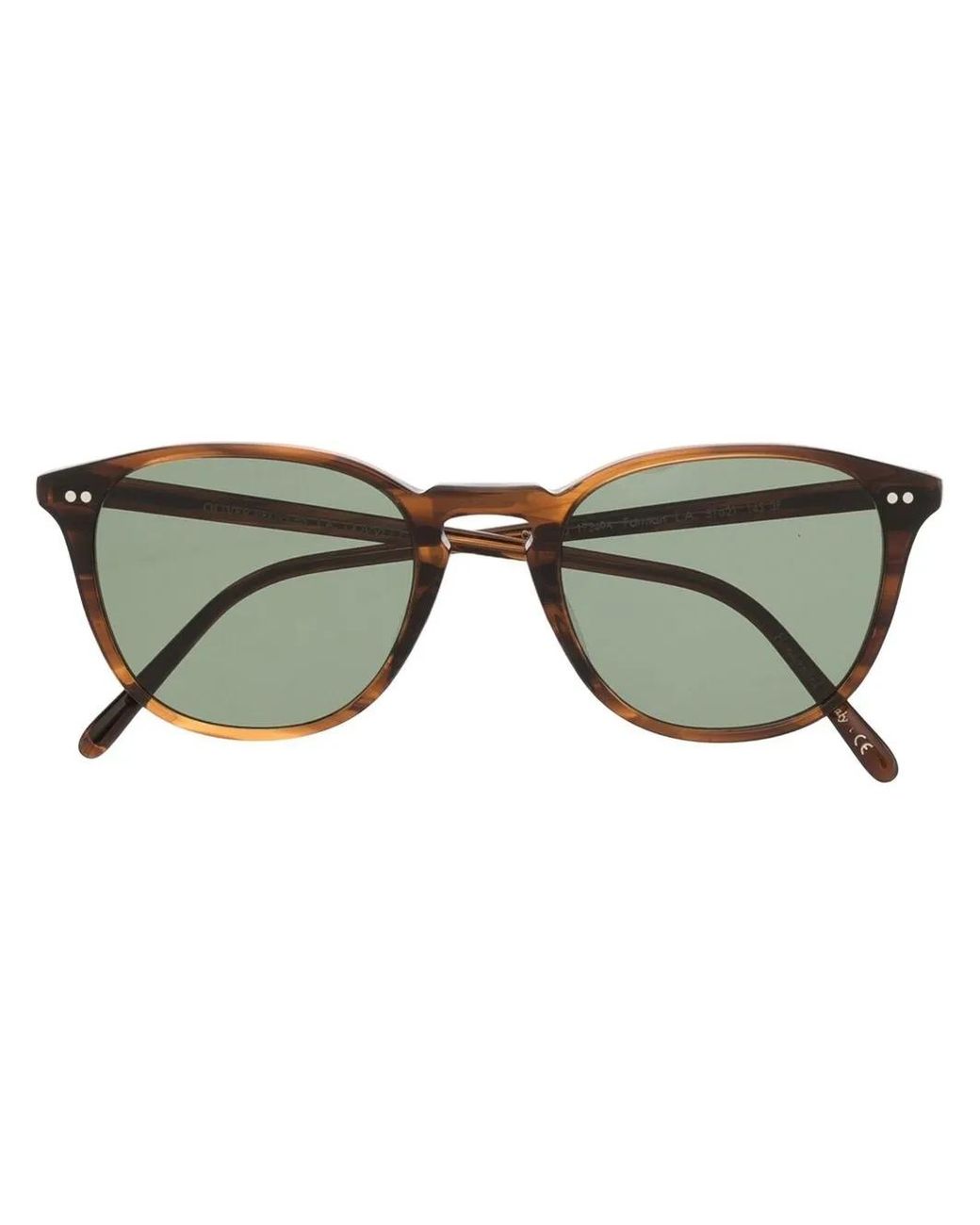 Oliver Peoples Brown Forman L.A. Round-Frame Sunglasses