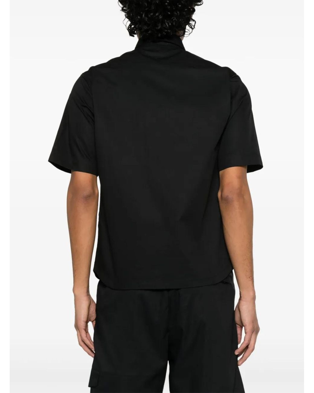 C P Company Black Gabardine Shirt for men