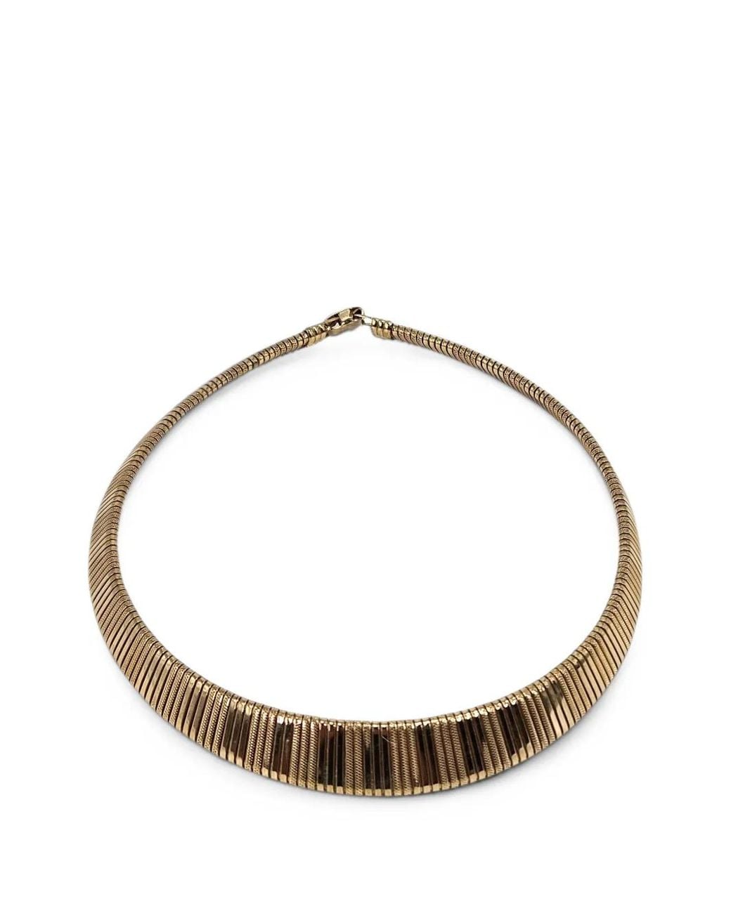 Madison Maison Metallic 1970S Omega Collar Necklace