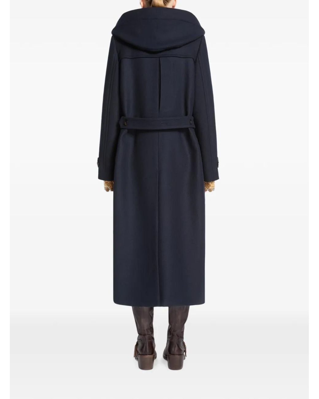 Trenca Con Botones Dries Van Noten de color Blue