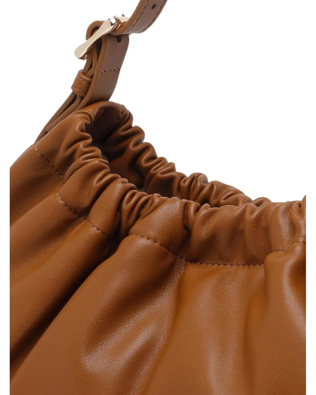A.P.C. Brown Ninon Hoop Shoulder Bag