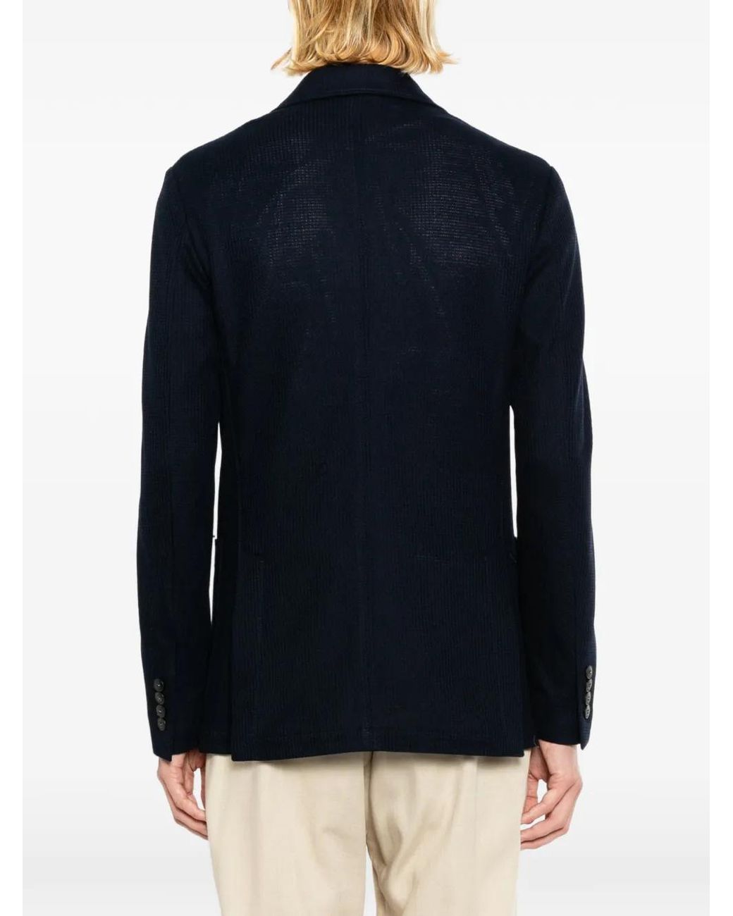 Blazer Con Botones Canali de hombre de color Blue